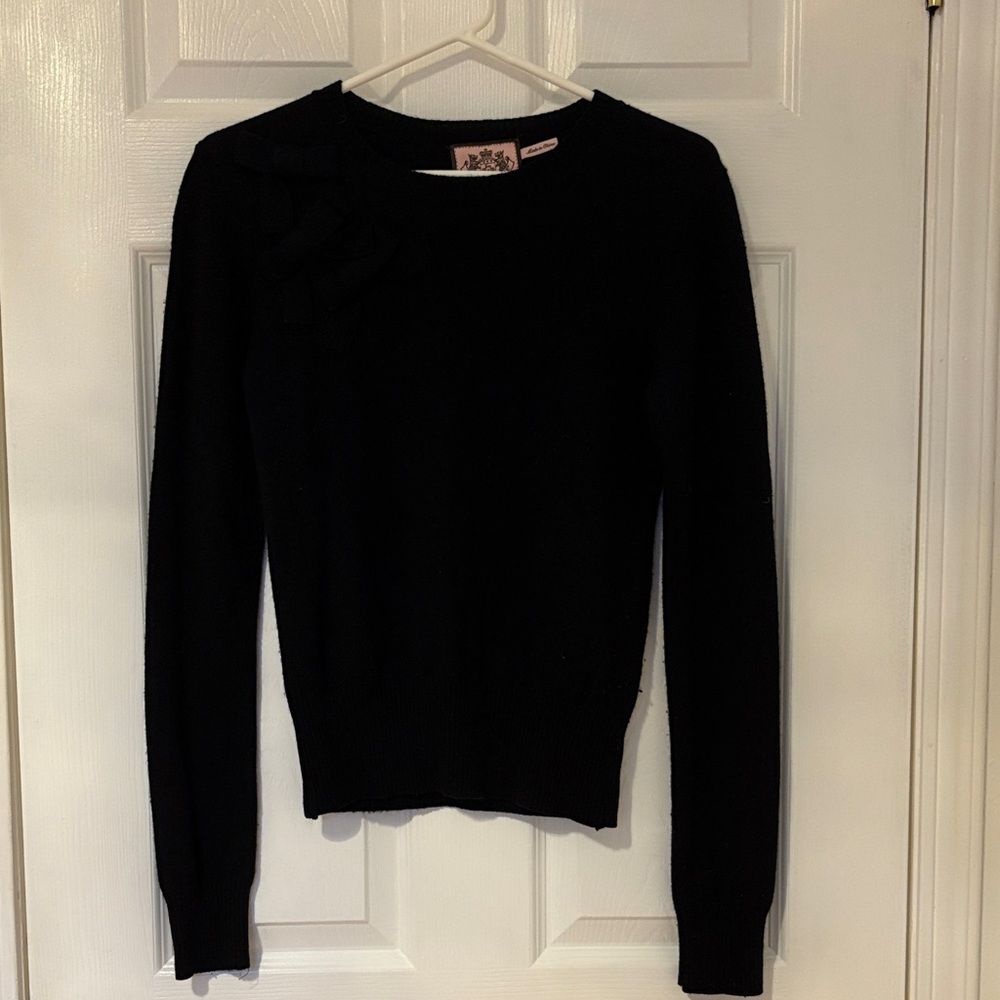 Juicy Couture Black Crew Neck Sweater